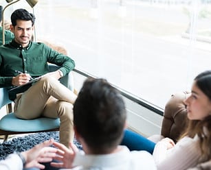 couple doing therapy counseling