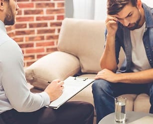 Psychologist doing therapy