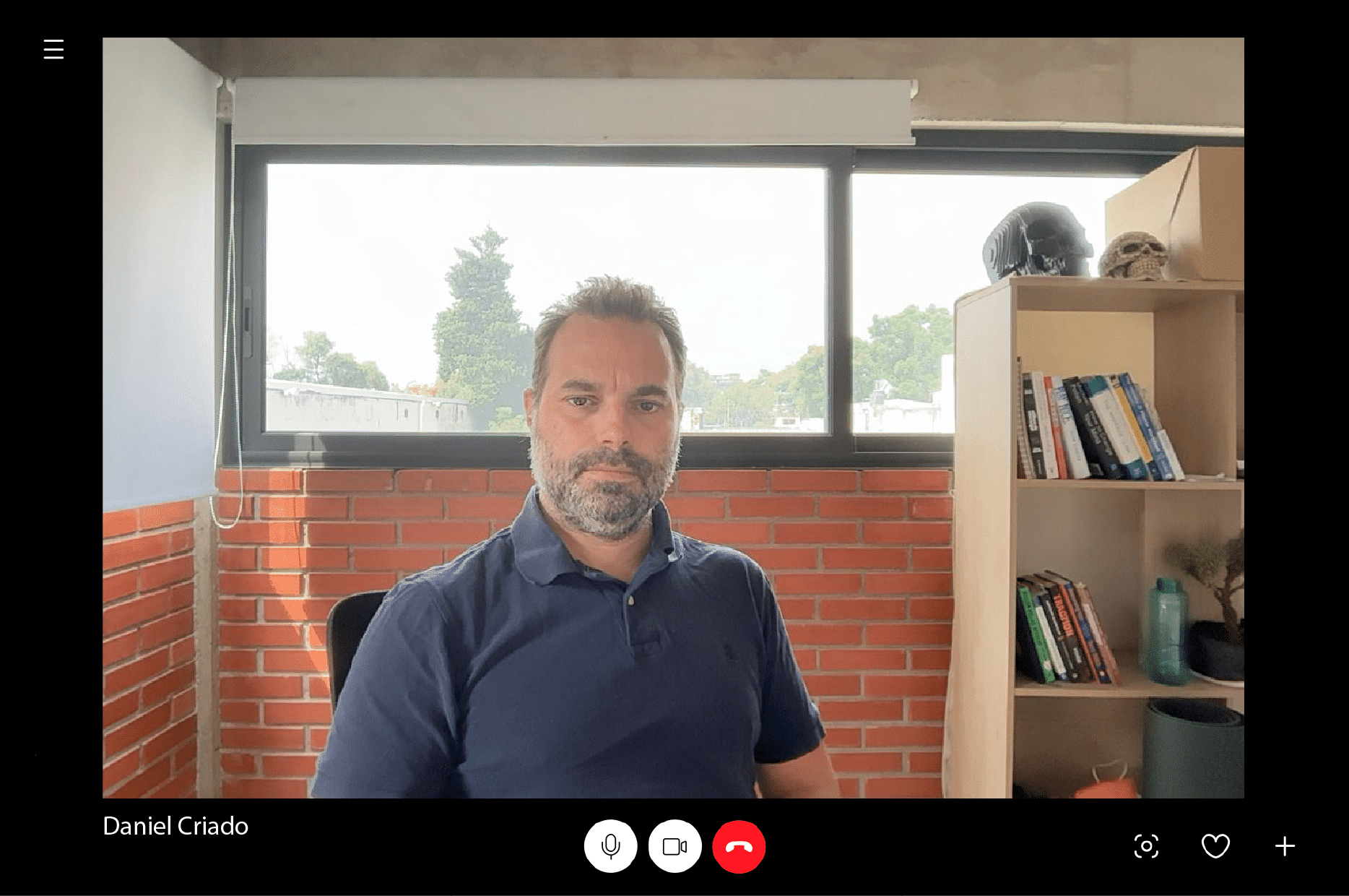 Daniel Criado in his office